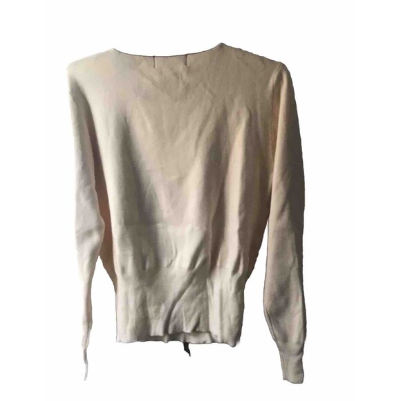 Front Row By Sara & Goldy Women’s Sweatshirt Cream Color Size S - Picture 8 of 14